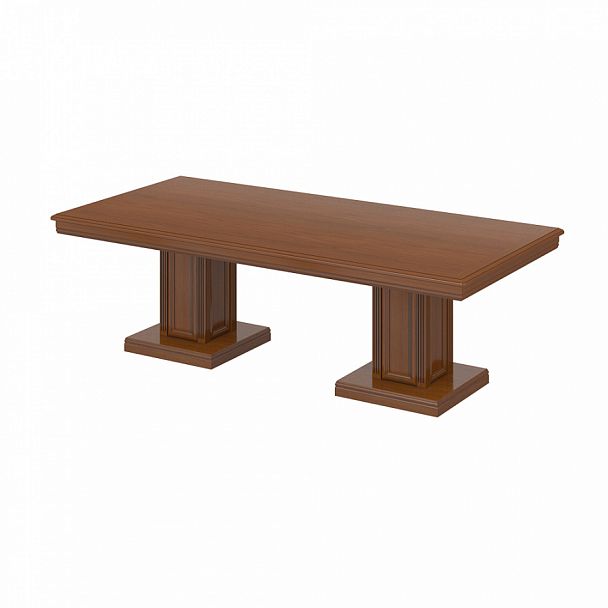 Стол для переговоров "Версаль" ПК-ВР-СТГ240Х117-В2-209 орех орвието - Вид 1