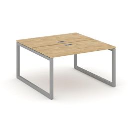 Стайл Проджект Рабочая станция 2-х сторон. SN-5O.DRS-001 Тиквуд Светлый/Металл Серый 980*1232*750 - Фото предпросмотра