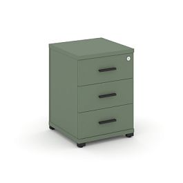 Concept Тумба опорная/приставная 3 ящ. CN.TUO-001 B Кобо/Металл Черный 420*420*583 - Фото предпросмотра