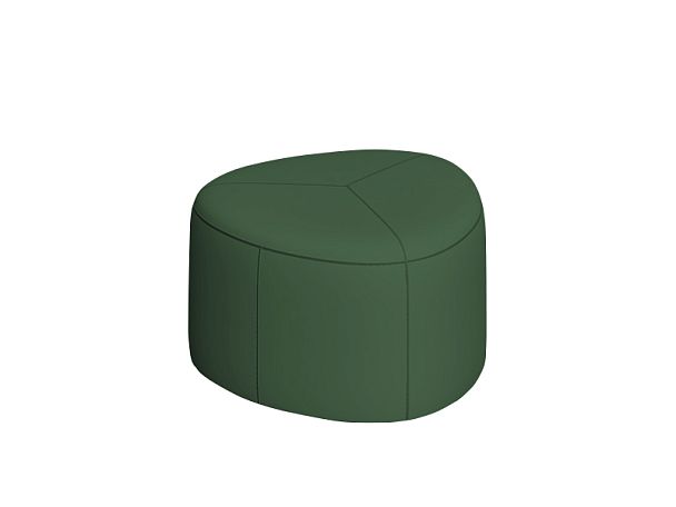Пуф СОФТИ СФ-63 63х63х41,5h Oregon 01 (кожзам) зеленый "Пуфы и банкетки"  ТК-002920003489 зеленый - Вид 1