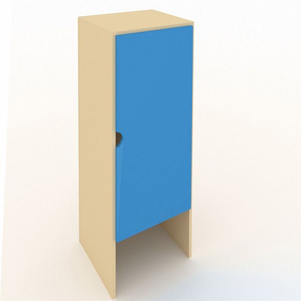 Пенал с дверцей ДП 2М синий - Вид 1