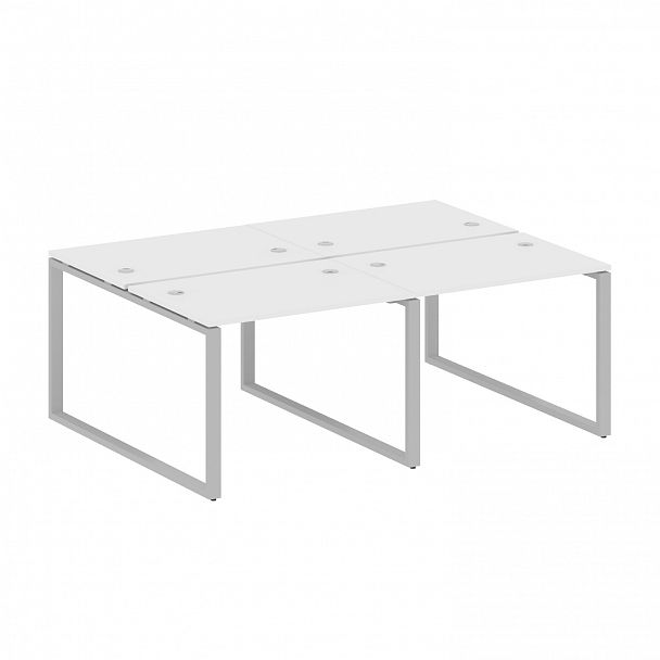 Рабочая станция "Metal System" БО.СМ-4.1 белый/серый - Вид 1