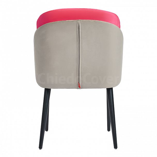 Полукресло Лилия, серо-розовый - Вид 5