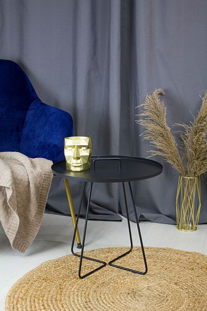 Столик журнальный Sheffilton SHT-CT42 черный муар - Вид 7