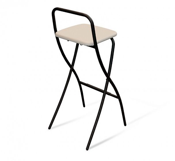 Стул барный складной Sheffilton SHT-S46 беж/черный муар - Вид 4