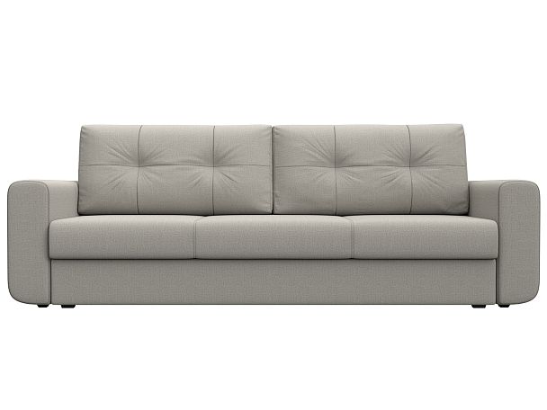 Диван прямой Лига-031 Рогожка бежевый - Вид 2