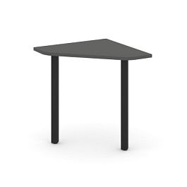 Стайл Проджект Угловой элемент стола SN-5.USP-001 Антрацит/Металл Черный 600*600*750 - Фото предпросмотра