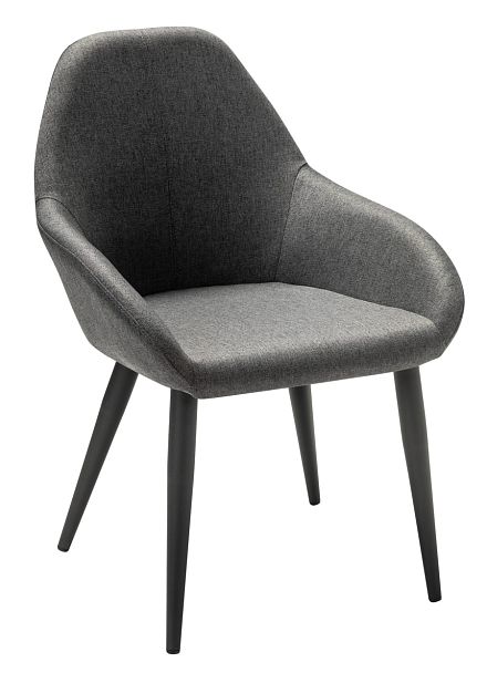 Кресло Kent тёмно-серый/черный - Вид 1