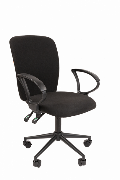 Кресло CHAIRMAN 9801 BLACK, ткань серии Т, черный - Вид 1