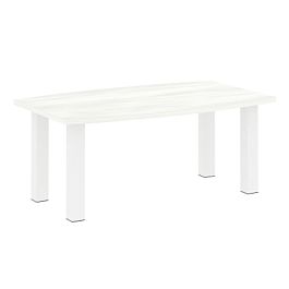 Yalta Стол переговорный LT.SP-3 Снежная патина/Белые опоры 1800*1100*750 - Фото предпросмотра