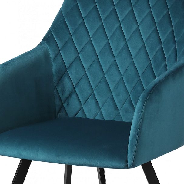 Комплект кресел поворотных Барли, Confetti izumrud/черный, 3 шт. - Вид 7