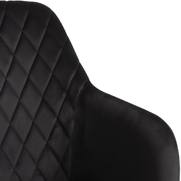 Барное поворотное кресло Барли К, черный H75/черный - Вид 9