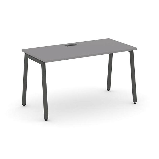 Стайл Проджект Стол письменный SN-4A.SP-001 Серый Пепел/Металл Антрацит 980*600*750 - Вид 1