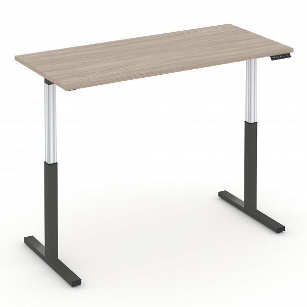 Стол электроподъемный "MOVE UP" MV.SE-4.7 Антрацит металл / Дуб Аттик - Вид 3