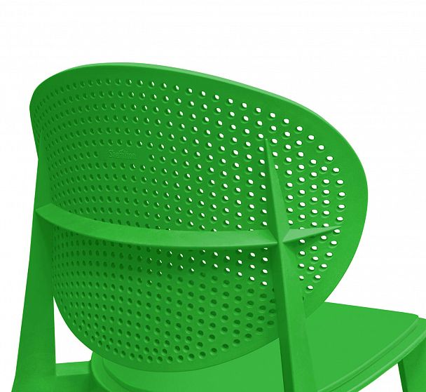 Стул Sheffilton SHT-S111-P зеленый/зеленый, стопируемый - Вид 5