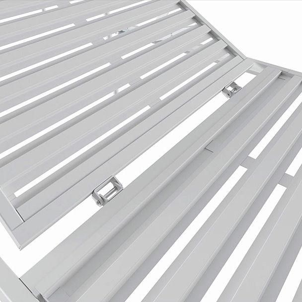 Кровать медицинская HILFE "КМ-01" 840х2084х906 мм, с углом наклона, ложе реечное, цвет белый, S26599100103 - Вид 4