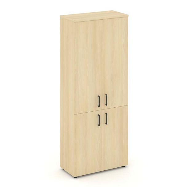 Стайл Проджект Шкаф высокий широкий SN.STS-104 Акация Лорка/Черный Ручки 796*400*1982 - Вид 1