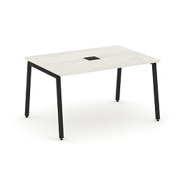 Стайл Проджект Стол переговорный SN-4A.SPRG-001 Дуб Наварра/Металл Черный 980*980*750 - Фото предпросмотра