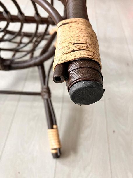 Комплект Багама с диваном и полными бежевыми подушками (полиротанг) - Вид 8