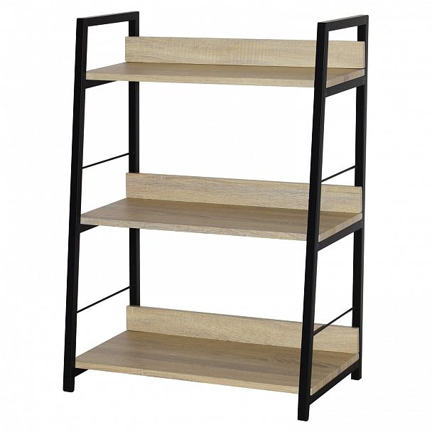 Стеллаж на металлокаркасе BRABIX "LOFT SH-002", 600х350х845 мм, цвет дуб натуральный, 641233 - Вид 5