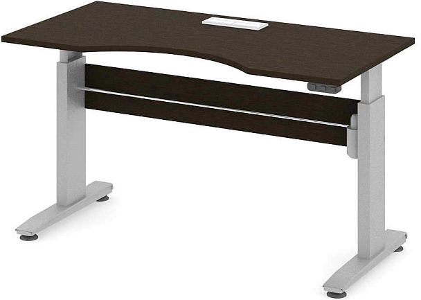 Стол офисный рабочий "Трансформер"  ПК-ТРС-СТЭ160Х80КК/ЭРД-В1-179 дуб ферраре - Вид 1