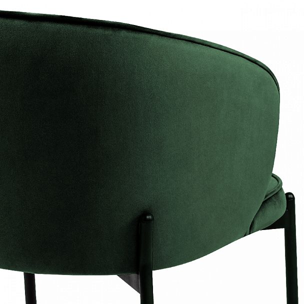 Стул кухонный Миэль зеленый велюр/черный - Вид 9