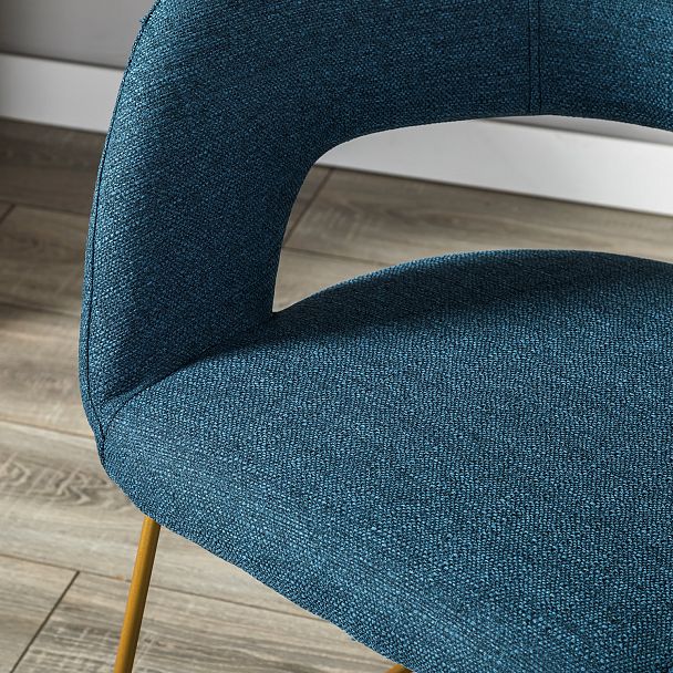 Кресло Hugs синий/Линк золото - Вид 10