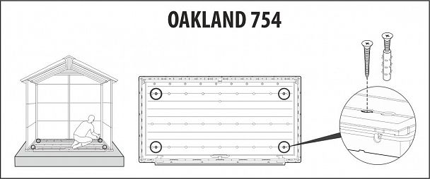 Сарай "Oakland 754" - Вид 10