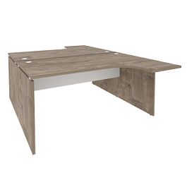 Onix Рабочая станция O.D.SA-4 Тиквуд темный/Белый бриллиант 1580*2395*750 (1635/460) - Фото предпросмотра