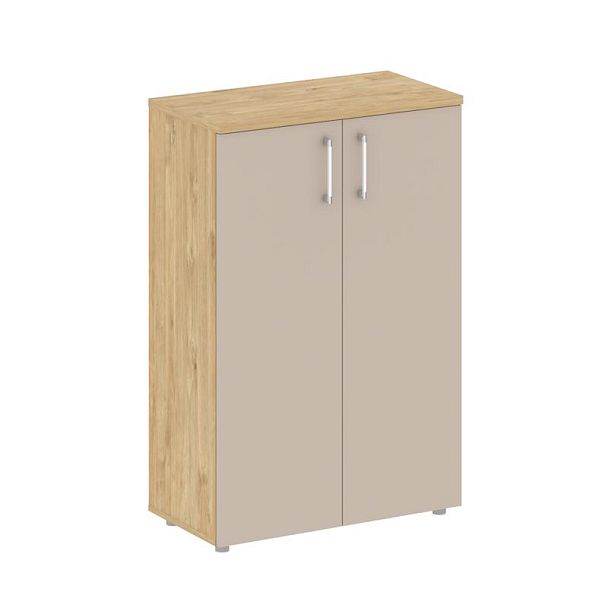 Шифт Шкаф средний широкий SK.ST-2.3 Тиквуд Светлый/Капучино 800*420*1207 - Вид 1