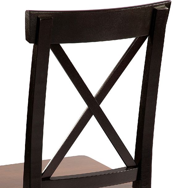 Комплект деревянных стульев с жестким сиденьем Бергольф Венге/Темный орех, 2 шт. - Вид 9