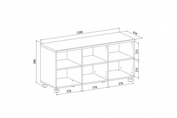 Тумба Ассоль АС-55 - Вид 2