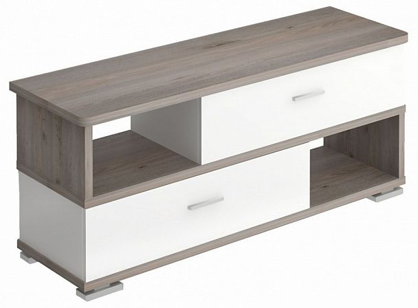 Тумба комбинированная Домино СБ-40/2-ПВК Белый/Нельсон - Вид 1