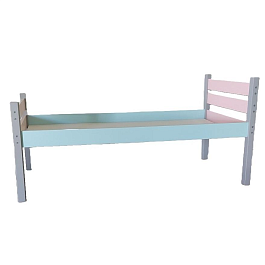 Кровать детская ЛДСП/массив КЛД-020, 1400 - Фото предпросмотра