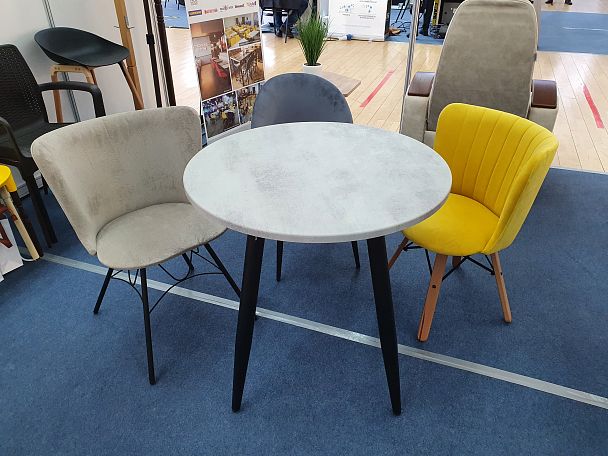 Столешница Sheffilton SHT-TT 80 МДФ бетон светлый - Вид 5