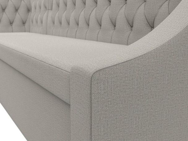 Диван кухонный угловой Мерлин левый угол Рогожка бежевый - Вид 4