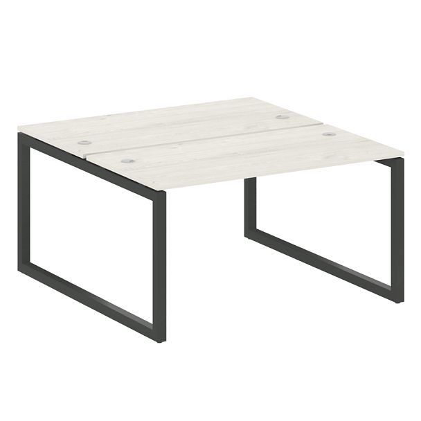 Metal System Quattro Р. ст. на О-образном м/к 50БО.РАС-СП-2.3 Дуб наварра/Антрацит металл 1400*1475*750 - Вид 1