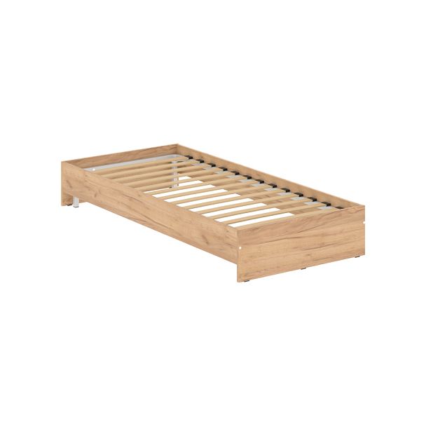 Кровать без изголовья MBW 209 Дуб Бофорд 944х2044х300 MUAR - Вид 1