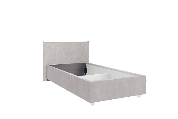 Каркас кровати Квест 90х200 см KM0.9-17.2173 галька (велюр) - Вид 3