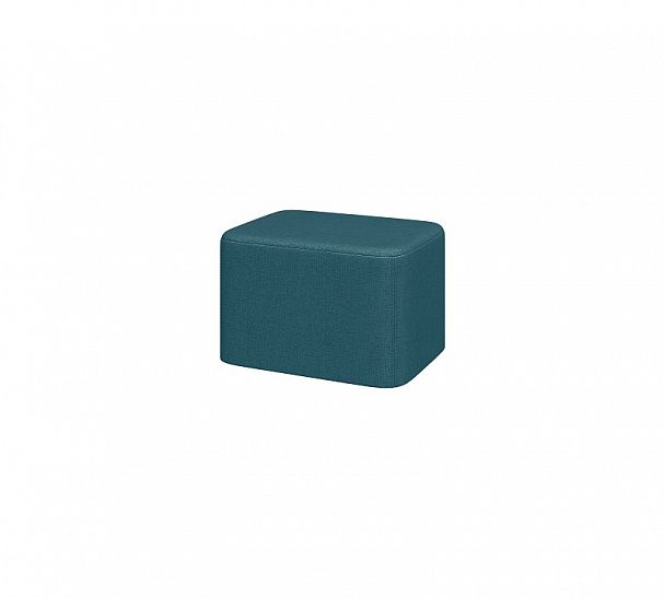 Пуф БЛОК на регулируемой опоре арт.: БК-6040 600*450*400 ткань Tempo 08 бирюзовый "Мягкая мебель для кабинета" ТК-002920003271 бирюзовый - Вид 1