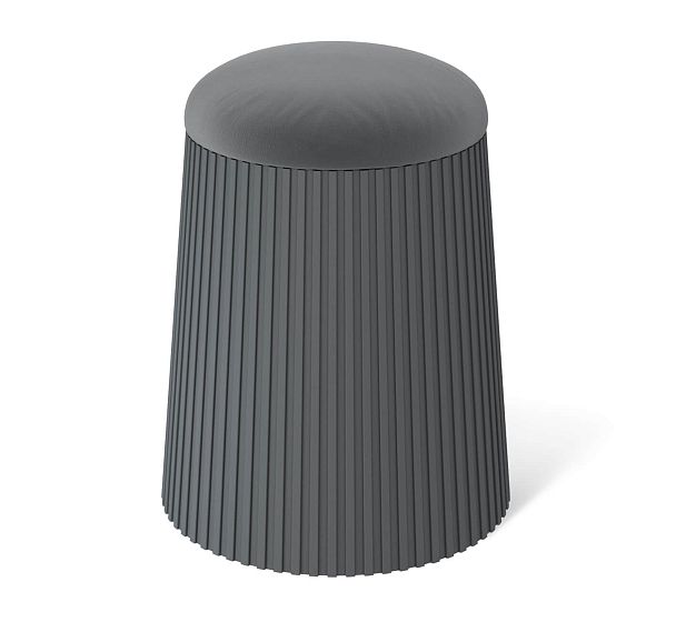 Пуф SHT-B23 темно серый/угольно серый - Вид 2