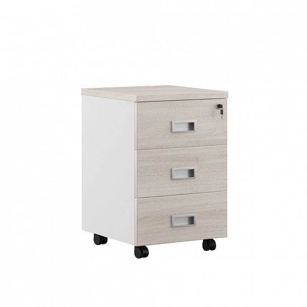 Тумба мобильная Tess 41x45x57 светлый дуб - Вид 1