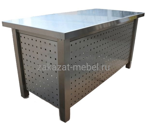 Стол досмотра багажа, МОДЕЛЬ ННН, 1200x600х760 мм - Вид 1