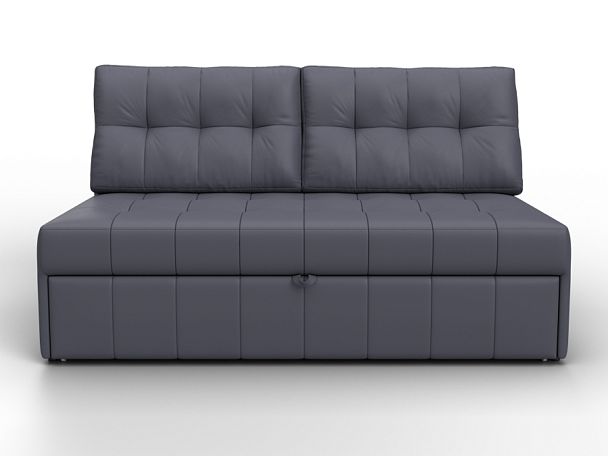Диван прямой Лига-107 (140) Экокожа серый - Вид 2