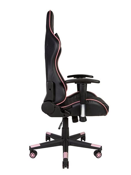 Кресло офисное / Lotus GTO / черная экокожа фиолетовая окантовка/ пластиковая крестовина - Вид 5