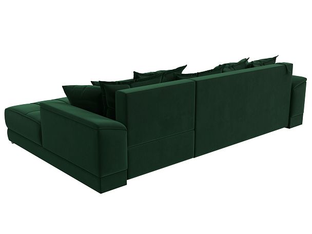 Угловой диван НордСтар правый угол Велюр зеленый - Вид 5