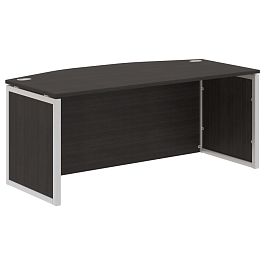 Стол руководителя XQPET 189H Дуб Юкон Модерн/Алюминий 1800х914х750 XTEN-QP - Фото предпросмотра