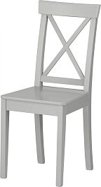 Стул деревянный с жестким сиденьем Бергольф Серый - Фото предпросмотра