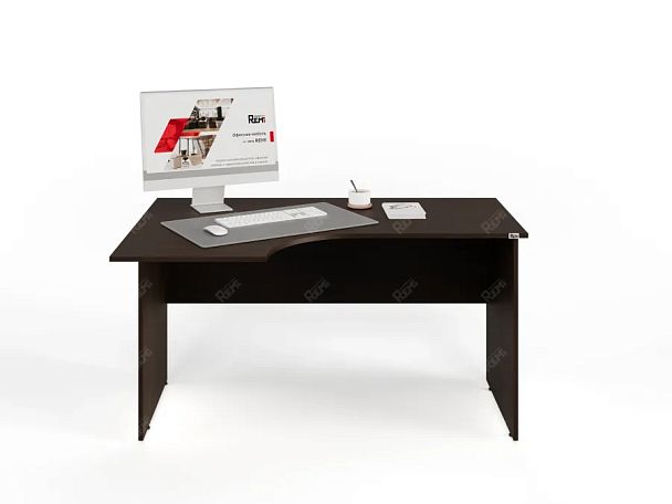 UNITY PС3-14 L ВЕНГЕ Офисный стол угловой Левый 1400х900х750 - Вид 1