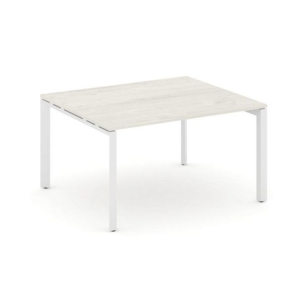 Style Project Next Стол переговорный SN-59P.SPRG-033.3 Дуб Наварра/Металл Белый 1380*1180*750 - Вид 1